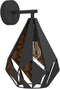 EGLO Carlton 1 - Wandlamp - Vintage - Zwart/Koper