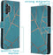iMoshion Hoesje Geschikt voor Samsung Galaxy A32 (5G) Hoesje Met Pasjeshouder - iMoshion Design Softcase Bookcase - Blauw / Blue Graphic