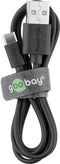 Goobay 45298 - Oplader - AC - 1 USB 2.0-poort - Zwart