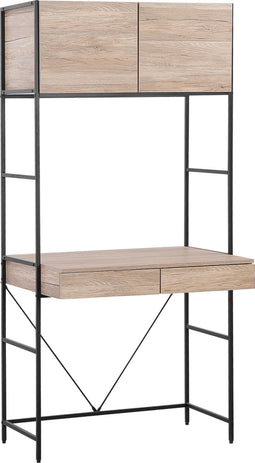 HARROW - Bureau - Lichtbruin/Zwart - MDF