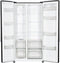 Frilec BONNSBS-646-040EDI - Amerikaanse koelkast - 518 liter - Dark Inox