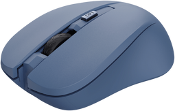 Trust Mydo - Draadloze muis - Stille knoppen 1800 DPI - Lichtblauw