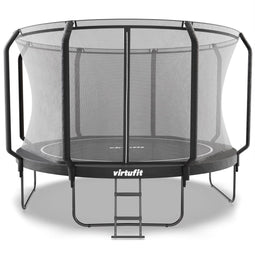 VirtuFit Premium Trampoline - Ø 366 cm - Veiligheidsnet - Max 150 kg - Zwart