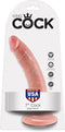 King Cock realistische dildo 18 cm - beige