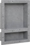 vidaXL - Douchenis - met - 2 - vakken - 41x51x10 - cm - matzwart