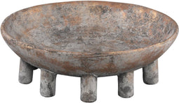 PTMD Frudi Bloempot - 30 x 30 x 10 cm - Cement - Grijs