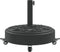 vidaXL - Parasolvoet - met - wielen - voor - stok - van - Ø38 - / - 48 - mm - 27 - kg - rond