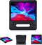 imoshion Tablet Hoes Kinderen - Geschikt voor iPad Pro 12.9 (2022) / Pro 12.9 (2021) / Pro 12.9 (2020) / Pro 12.9 (2018) - Kidsproof Backcover met handvat - Zwart