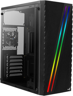 Aerocool Streak - ATX Semi-toren - RGB USB 3.0 - Zwart