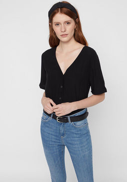 Pieces PCCECILIE SS TOP NOOS - Dames Top - Maat L