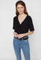 Pieces PCCECILIE SS TOP NOOS - Dames Top - Maat L