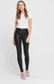 ONLY ONLROYAL HW SK ROCK COATED PIM NOOS - Gecoate skinny fit broek - High waist - Maat XS X L30