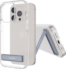 imoshion Hoesje Geschikt voor iPhone 15 Pro Hoesje - imoshion Stand Backcover - Transparant