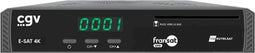 CGV UHD - E-SAT 4K, Satelliet, 4K Ultra HD, 2160p, 4:3, 16:9, Zwart, 7 W