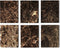 Richmond Salontafel Dalton set van 2 draaibaar (Brown)