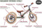 Trybike Steel Vintage - Wielset - Derde wiel en lange as - Vintage