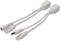 PoE Adapter & Injector - Fast Ethernet - 100 Mbps - Wit