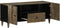 vidaXL - Tv-meubel - 105x33,5x46 - cm - massief - mangohout - lichtgrijs