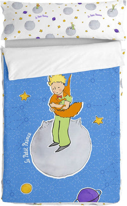 Dekbedovertrek zonder vulling HappyFriday Le Petit Prince Accolade Multicolour 105 x 200 cm