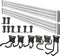 Stanley Track Wall® - Starterset 20 delig - Inclusief haken en wandpanelen (20 delig)