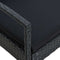 vidaXL - Tuinstoel - met - kussen - poly - rattan - zwart