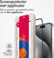 Accezz iPhone 15 - Gehard Glas Full Cover Screenprotector - 9H krasbestendig met applicator