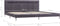 vidaXL - Bedframe - met - LED - stof - grijs - 180x200 - cm