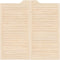vidaXL - Draaideuren - louvredesign - 2 - paar - 100x100 - cm - massief - grenenhout