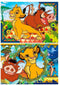 Clementoni - Puzzel - 2x60 Stukjes - The Lion King - Puzzel Voor Kinderen