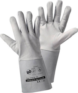 Leipold Doehle ARGON-Stulpe 1710 Werkhandschoen Nappaleer Maat (handschoen): 10, XL EN 12477-B, EN 388, EN 407 Cat II 1