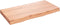vidaXL - Wandschap - 80x40x(2-6) - cm - behandeld - massief - eikenhout - lichtbruin