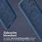 Accezz Samsung Galaxy S24 - MagSafe Leather Backcover - Echt leer - Nightfall Blue