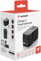 Verbatim GaN USB-A/USB-C PD 85W Reisadapter - 4 Poorten - Compact en Lichtgewicht