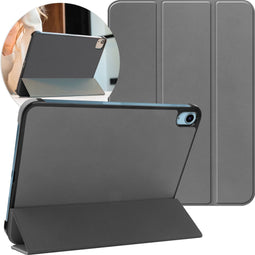 imoshion iPad 11 (2025) / 10e gen (2022) - Trifold Bookcase - Auto-wake functie - Grijs