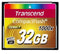 Transcend 400x - CompactFlash Card - 32GB - 90MB/s lezen 45MB/s schrijven