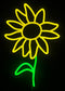 Neon Lamp - Zonnebloem - Dimbaar - Incl. Ophanghaakjes - Neon Sign - Neon Verlichting - Neon Led Lamp - Wandlamp