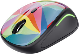 Trust Yvi FX - Draadloze muis - Optisch - 1600dpi - Multicolor