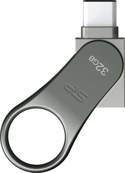 Silicon Power Mobile C80 - USB-stick - 32 GB - Zilver