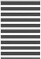 vidaXL - Zebra - rolgordijn - 95x100 - cm - stofbreedte - 90,9 - cm - zwart