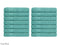 Lotus Handdoek 14x - 50 x 100 cm - Antraciet - Set van 7x 2 stuks 500gr