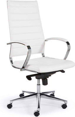 Ergonomische bureaustoel design 601 hoge rug in Wit