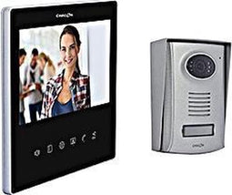 Chacon bedrade videofoon – 7'' Scherm – 2 draads - Ultra Slim – Zwart