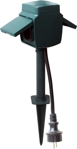 Chacon Garden Spike 2 X16A met 2 m kabel groen