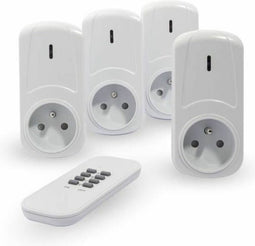 chacon Stopcontact met afstandsbediening max 2000W 4st