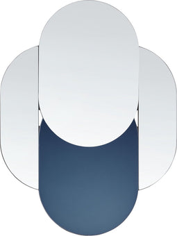 CHAILLON - Wandspiegel - Blauw - Glas