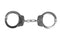 Chain cuffs GUARD 01 steel - chrome, clamp lock, 2 keys (YC-01-SR)