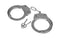 Chain cuffs GUARD 01 steel - chrome, clamp lock, 2 keys (YC-01-SR)