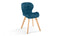 Chaise Eetkamerstoelen - Set van 4 - Max. 120 kg - Blauw - 50 x 48 x 79 cm