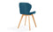 Chaise Eetkamerstoelen - Set van 4 - Max. 120 kg - Blauw - 50 x 48 x 79 cm