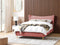 CHALEIX - Tweepersoonsbed - Roze - 140 x 200 cm - Fluweel